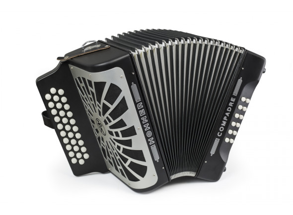 Hohner Compadre Preta GCF Silver Grill Hohner Compadre Preta GCF Silver Grill
